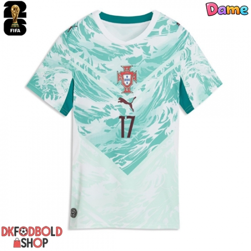 Portugal Rafael Leao #17 Udebanetrøje Dame VM 2026 Kort ærmer